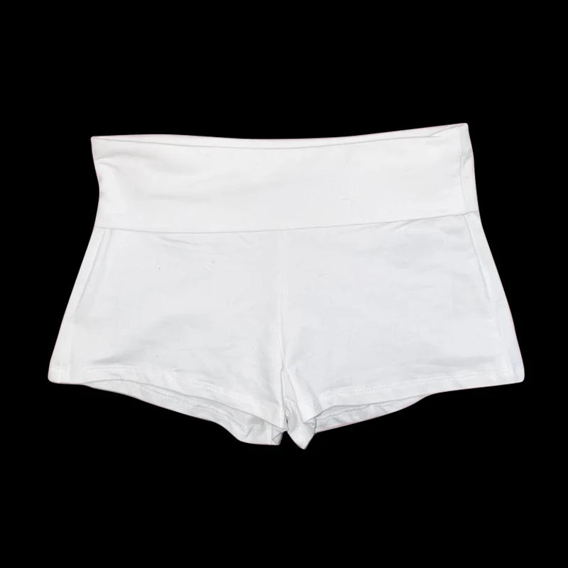 Y2K Oversized Letter-Print Shorts