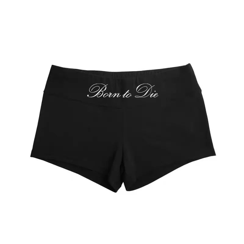 Y2K Oversized Letter-Print Shorts