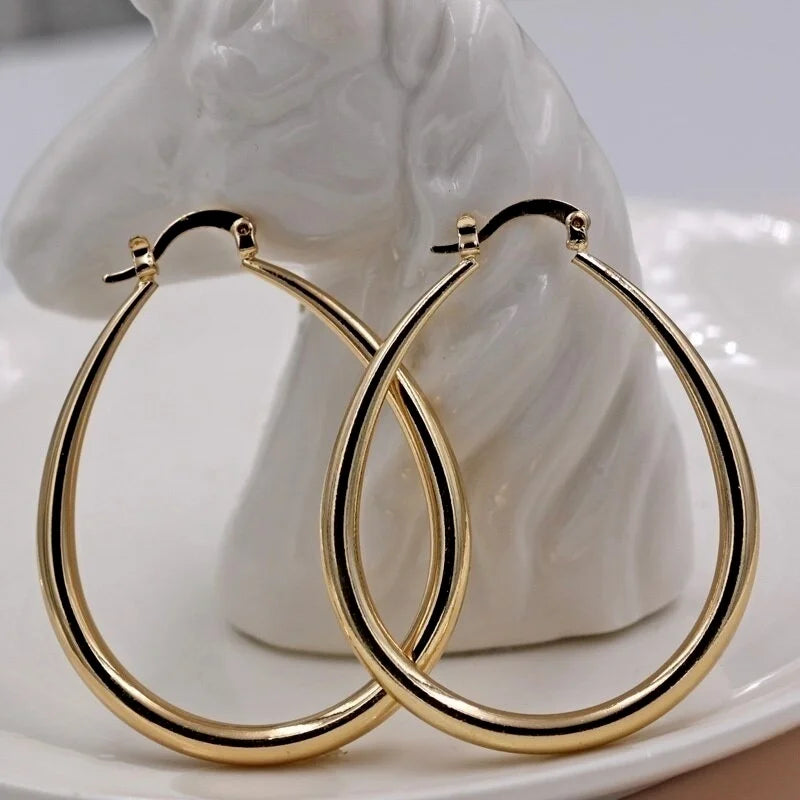 Women’s Smooth Hoop Earrings