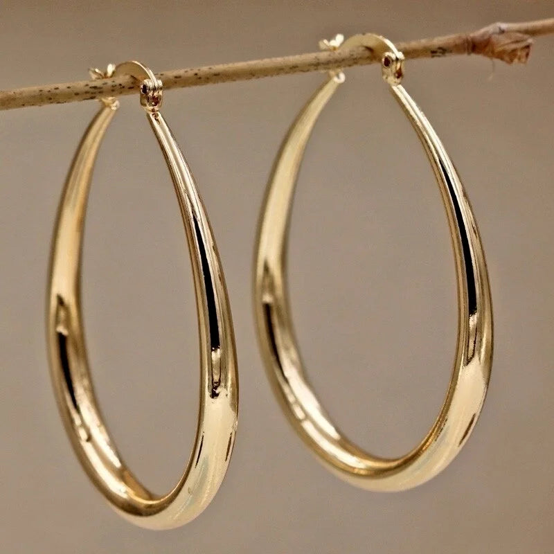 Women’s Smooth Hoop Earrings