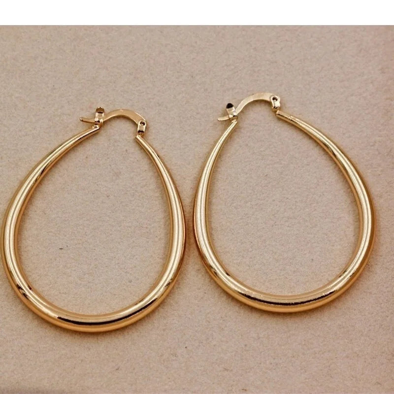 Women’s Smooth Hoop Earrings