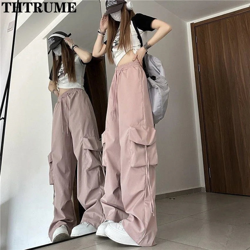 Women’s Baggy Drawstring Joggers with Pockets