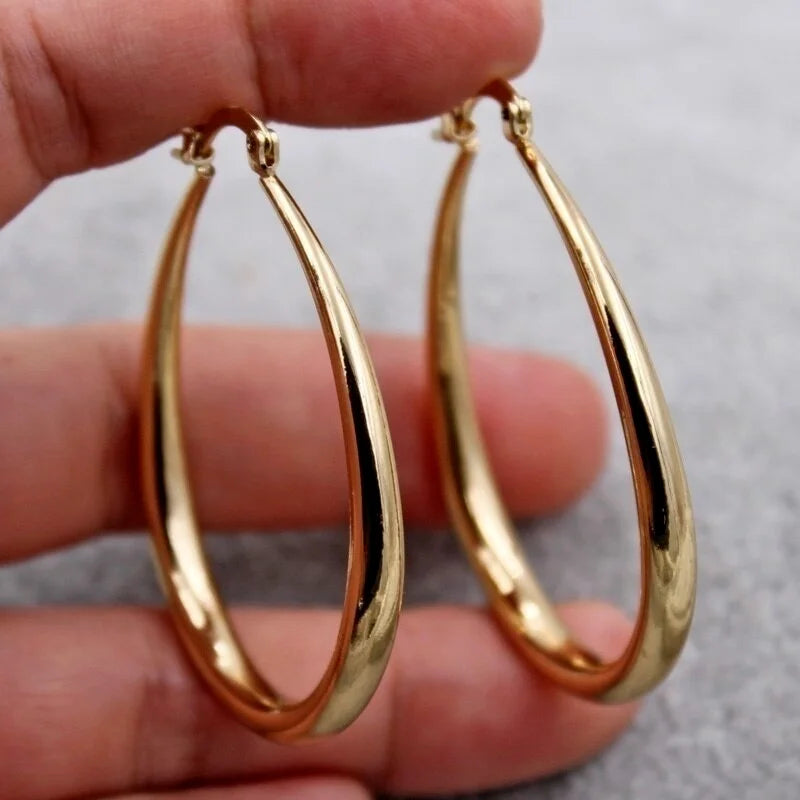 Women’s Smooth Hoop Earrings