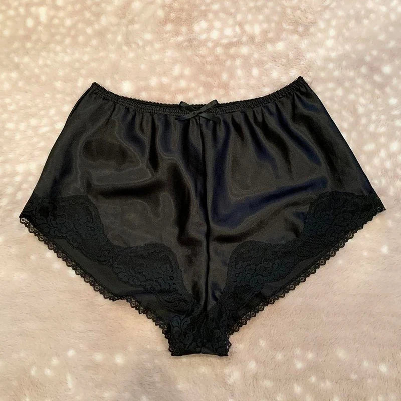 Y2K Oversized Letter-Print Shorts