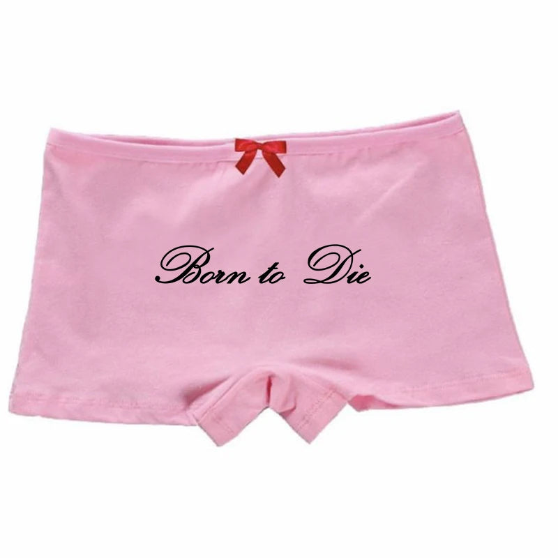 Y2K Oversized Letter-Print Shorts