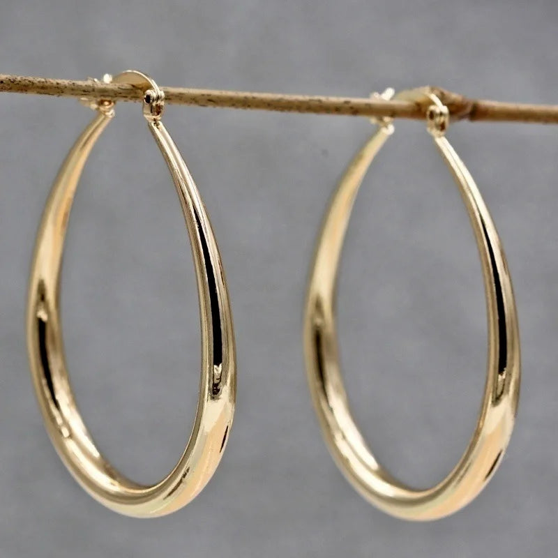 Women’s Smooth Hoop Earrings
