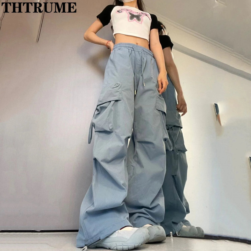 Women’s Baggy Drawstring Joggers with Pockets